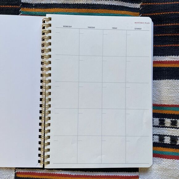 Paperian Brilliant Undated Weekly/Monthly Planner. Never Used. Spiral Bound. - Picture 4 of 8